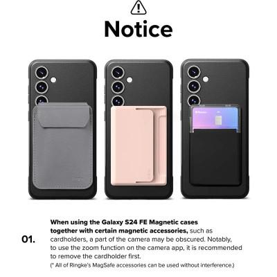 Ốp lưng dành cho Samsung Galaxy S24 FE RINGKE Onyx Magnetic - Hàng Chính Hãng