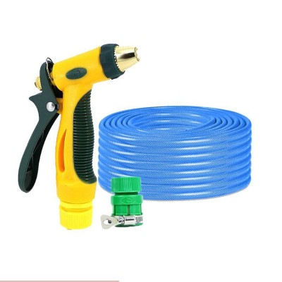 Bộ dây vòi xịt nước rửa xe,tưới cây tăng áp 3 lần 3-5M( nối nhựa xanh) 206317 TL