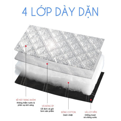 Bạt phủ kính lái Kia morning soluto cerato seltos sorento ô tô cách nhiệt 4 lớp tráng bạc chống nắng bảo vệ xe ô tô