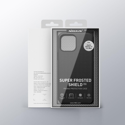 Ốp lưng nhám chống sốc cho IPhone 16 Pro Max , 16 Pro , 16 Plus , 16 , 15 Pro Max , 14 Pro Max Lưng cứng viền dẻo hiệu Nillkin Super Frosted - hàng chính hãng