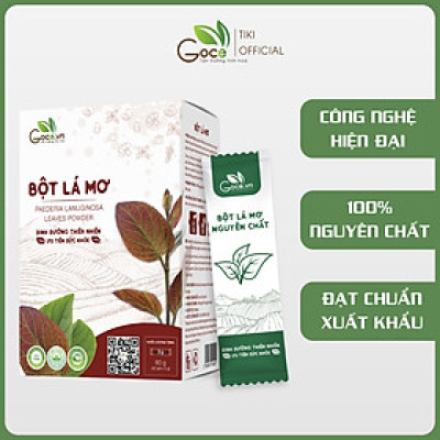 Bột lá mơ nguyên chất Goce - 60g (20 gói x 3g)