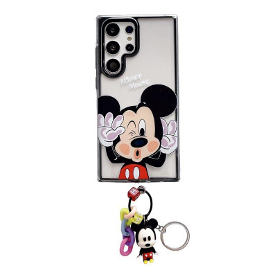 Ốp Lưng Cho Samsung Galaxy S24 Ultra / S23 Ultra Chuột Mickey Kèm Phụ Kiện Trang Trí - BUM STORE GALAXY CASE