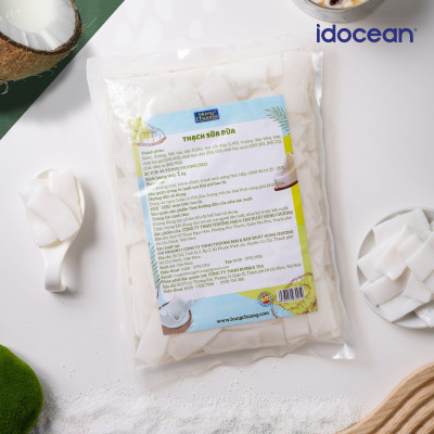 Thạch sữa dừa 1kg - Hùng Chương (Topping tuyệt hảo cho thức uống)