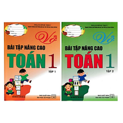 Sách - Combo Vở Bài Tập Nâng Cao Toán 1 (Tập 1 + Tập 2)