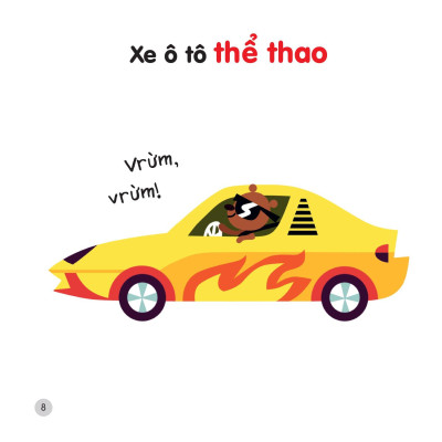 200 Từ Vựng Mẹ Cùng Con Học Nói - Các Phương Tiện Giao Thông Ngộ Nghĩnh