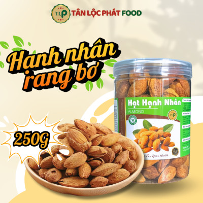 (Tặng Bánh Thuyền Mix Hạt Túi 200G) Combo Hạt Dinh Dưỡng Rong Biển Kẹp Kạt Túi 200g + Hạnh Nhân Rang Bơ Hũ 250g