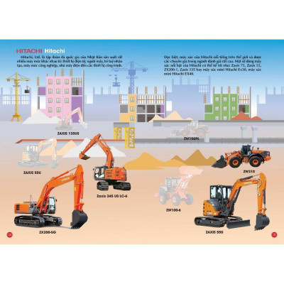 Sách - Bóc Dán Hình Sticker Thông Minh - Các Hãng Xe Công Trình Trên Thế Giới - Việt Thư