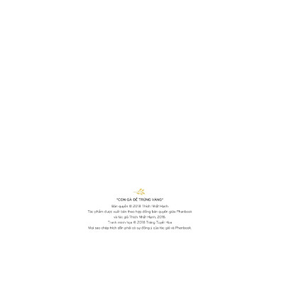 Con Gà Đẻ Trứng Vàng - Bìa Cứng (PB)