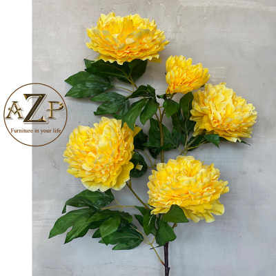 HOA MẪU ĐƠN ĐẠI - Hoa Vải mềm mại Như Thật - Hàng Nhập Khẩu Thái Lan Size 115cm