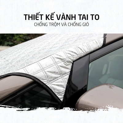 Bạt phủ kính lái Kia morning soluto cerato seltos sorento ô tô cách nhiệt 4 lớp tráng bạc chống nắng bảo vệ xe ô tô