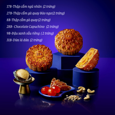 Hộp 6 Bánh Trung Thu Givral Trăng Yêu Thương 6 (200gr)