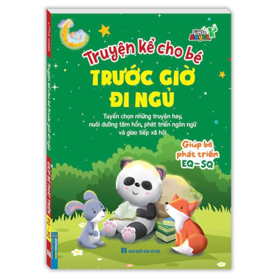 Sách - Truyện Kể Cho Bé Trước Giờ Đi Ngủ Giúp Bé Phát Triển EQ SQ + Giúp Bé Phát Triển AQ PQ - Minh Thắng