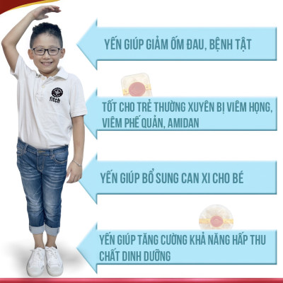 Yến Khánh Hòa - Nguyên Tổ Rút Lông [Hộp 50g] - Đệ Nhất Yến Đảo - Tăng cường sức đề kháng - Bổ phổi - Hỗ trợ điều trị ung thư - Điều hòa huyết áp - Cải thiện giấc ngủ - Bổ khí dưỡng nhan - Tăng cường sinh lực nam nữ
