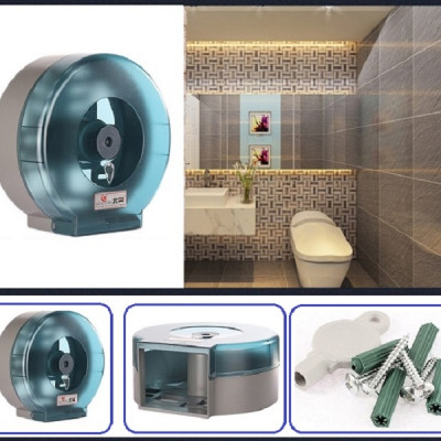 Hộp đựng giấy vệ sinh công cộng gắn tường cỡ lớn 26x 26 cm