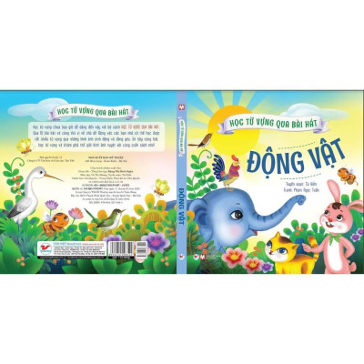 Sách - Học Từ Vựng Qua Bài Hát - Động Vật - Tân Việt Books