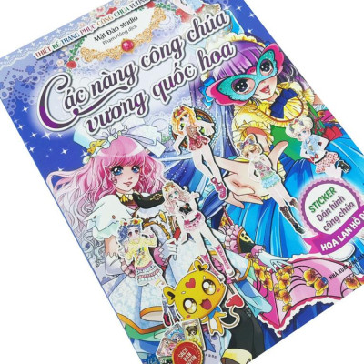 Các Nàng Công Chúa Vương Quốc Hoa - Sticker Dán Hình Công Chúa Hoa Lan Hồ Điệp