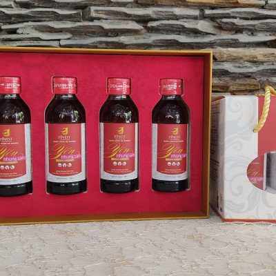 Nước yến nhung sâm (Có đường) dành cho người lớn và trẻ em, giàu dinh dưỡng, tăng sức đề kháng, tốt cho não bộ và hệ tiêu hóa