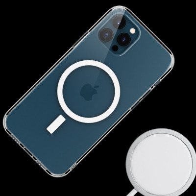 Ốp Lưng hỗ trợ sạc nam châm Trong Suốt Dành Cho iPhone iPhone 13 / iPhone 13 Pro / iPhone 13 Promax hiệu Likgus - Hàng chính hãng