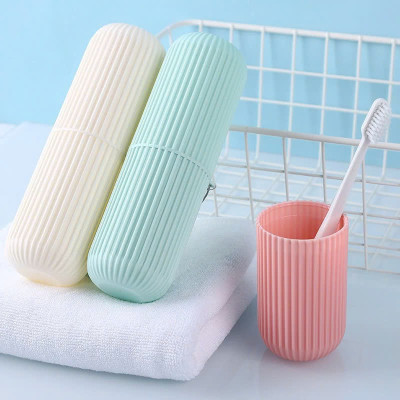 Hộp Đựng Bàn Chải, Kem Đánh Răng, Lược, Khăn Mặt  Hộp Đựng Đồ Mang Đi Du Lịch Tiện Lợi Nhiều Màu Sắc MÀU XANH
