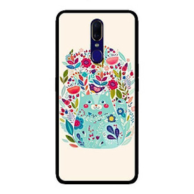 Ốp lưng dành cho Oppo F11 Họa Tiết Hoa Mèo - Hàng chính hãng