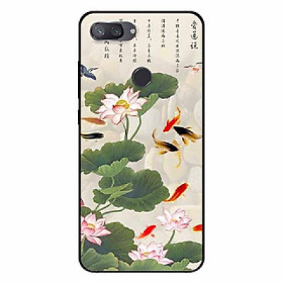 Ốp lưng in cho Xiaomi Mi 8 Lite Tranh Cá Koi