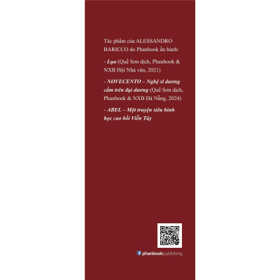 Sách - Abel - Một Truyện Siêu Hình Học Cao Bồi Viễn Tây - Alessandro Baricco - Phanbook