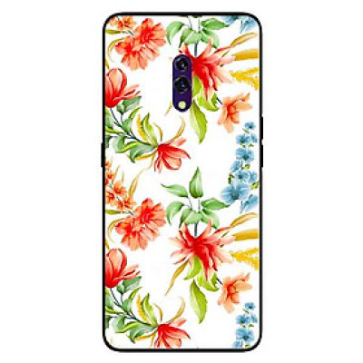Ốp lưng in cho Realme X Mẫu Cành Hoa Lan Đỏ