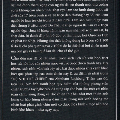 ĐỆ NHỊ THẾ CHIẾN - WORLD WARR II - TÁI BẢN 2023 - VL