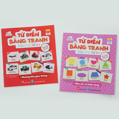 Combo 2 (6 tập): Từ điển bằng tranh dành cho trẻ em