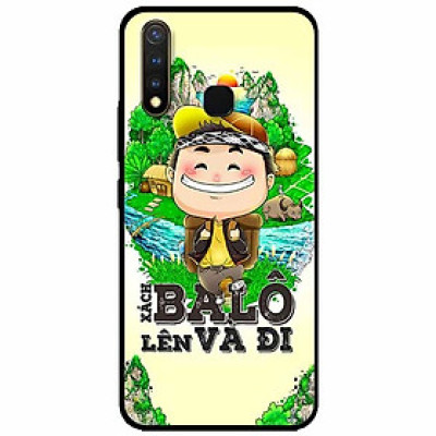 Ốp lưng in cho Vivo Y19/ Vivo U3 Mẫu Xách Balo Lên Nam