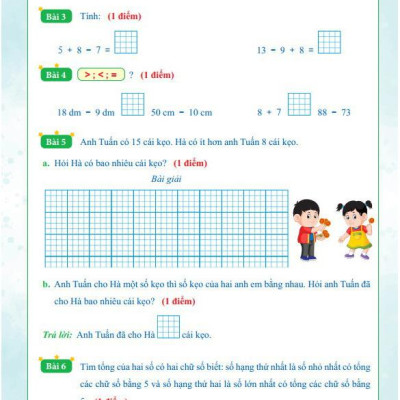 Đề Kiểm Tra Toán 2 - Học Kì 1 (Cánh Diều)
