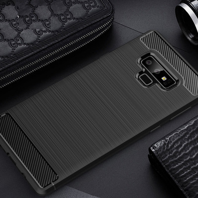 Ốp lưng chống sốc Vân Sợi Carbon cho Samsung Galaxy Note 9 - hàng nhập khẩu