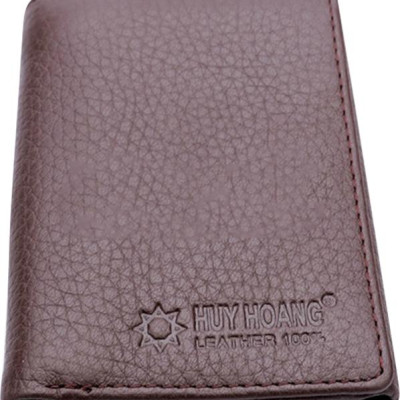 Bộ Thắt Lưng Và Ví Nam Da Bò Huy Hoàng HT4127-HT3138 - Nâu