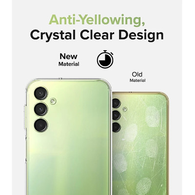 Ốp lưng silicon dẻo cho Samsung Galaxy M35 | M55 chuẩn 5G Ultra Thin trong suốt mỏng 0.6mm độ trong tuyệt đối chống sốc chống trầy xước - Hàng nhập khẩu