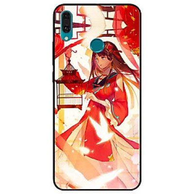 Ốp lưng in cho Huawei Y9 2019 Mẫu Cherry Đỏ