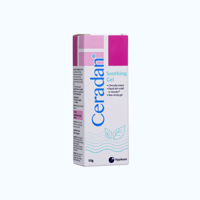 Ceradan Gel Soothing Làm dịu da dành cho da ngứa và mẫn đỏ 50g/Túyp