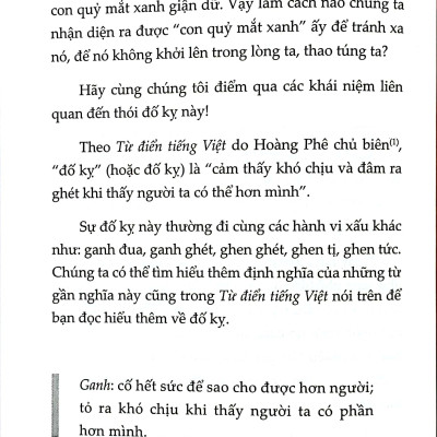 Ngưng Đố Kỵ Để Tiến Xa Hơn