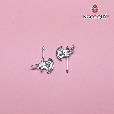 Charm bạc hình cây rìu may mắn treo - Ngọc Quý Gemstones