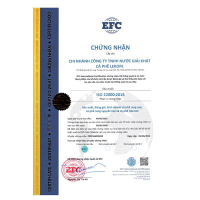 Cà phê sữa hòa tan 3in1 Lekofe 100% cà phê nguyên chất đậm vị cà phê thơm vị sữa Hộp 16 gói 288g