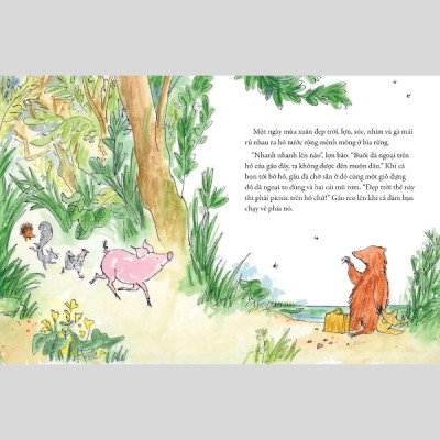 Tác Phẩm Kinh Điển Của Quentin Blake - Buổi Picnic Trên Hồ Của Gấu