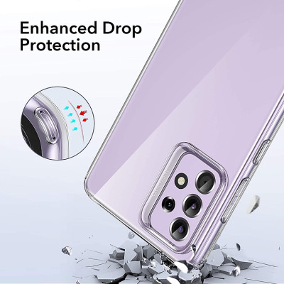 Ốp lưng silicon dẻo cho Samsung Galaxy A33 , A73 , A13 , A53 5G trong suốt mỏng 0.6mm hiệu Ultra Thin độ trong tuyệt đối chống trầy xước - Hàng nhập khẩu 