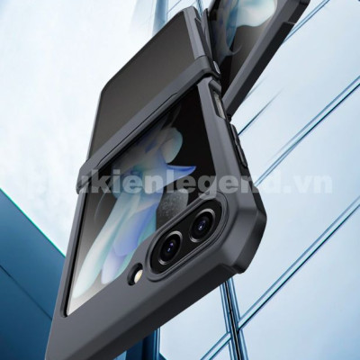 Ốp lưng cho SamSung Galaxy Z Flip 7 , Z Flip 6 , Z Flip 5 hiệu XUNDD cao cấp chống sốc mặt lưng trong - Hàng chính hãng