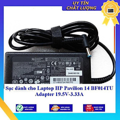 Sạc dùng cho Laptop HP Pavilion 14 BF014TU Adapter 19.5V-3.33A - Hàng Nhập Khẩu New Seal