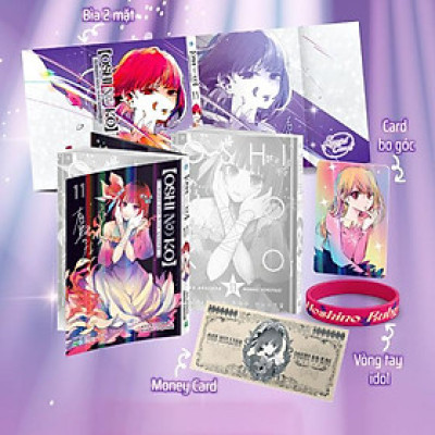 Oshi No Ko - Dưới Ánh Hào Quang - Tập 11 - Bản Đặc Biệt - Bìa Đặc Biệt Hai Mặt + Money Card + Card Idol + Vòng Tay Idol