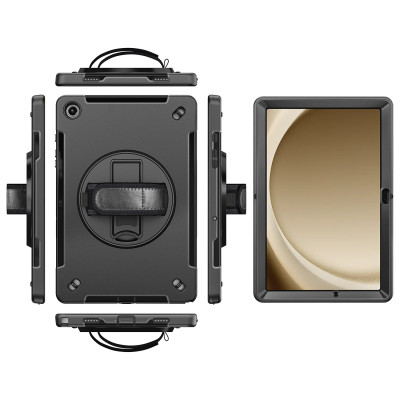 Ốp lưng cho Samsung Tab A9 Plus (X210/X215/X216) Zaki Rugged Case 360 - Hàng Chính Hãng