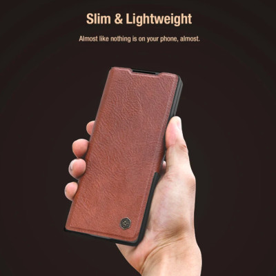 Bao Da dành cho Samsung Galaxy Z Fold 7 / Z Fold 6 hiệu Nillkin Aoge Leather Cao Cấp - Hàng nhập khẩu