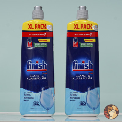 Nước làm bóng chén bát Finish các size, nhập khẩu chính hãng, dùng cho máy rửa bát