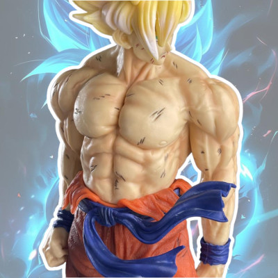 Mô Hình Songoku Siêu Ngầu 42Cm Mô hình Dragon Ball Cao Cấp, Figure Mô Hình Anmie 7 Viên Ngọc Rồng Songoku
