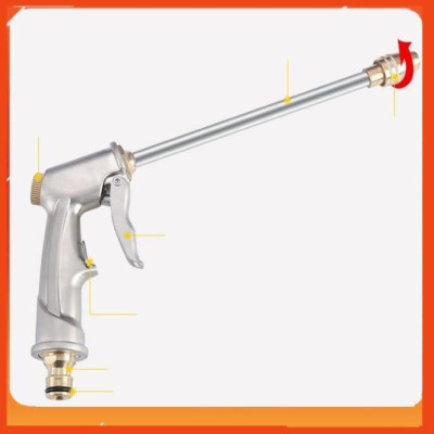 Bộ dây vòi xịt nước rửa xe, tưới cây . tăng áp 3 lần, loại 15m 206701-2 đầu đồng, cút đồng