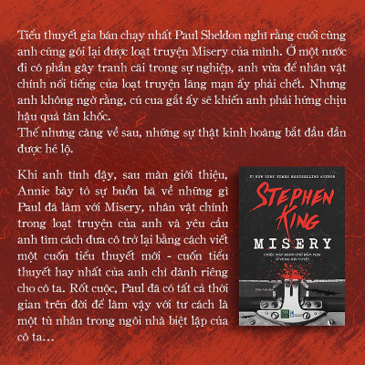 Misery - Chiếc Máy Đánh Chữ Đẫm Máu Ở Vùng Núi Tuyết - Bản Quyền